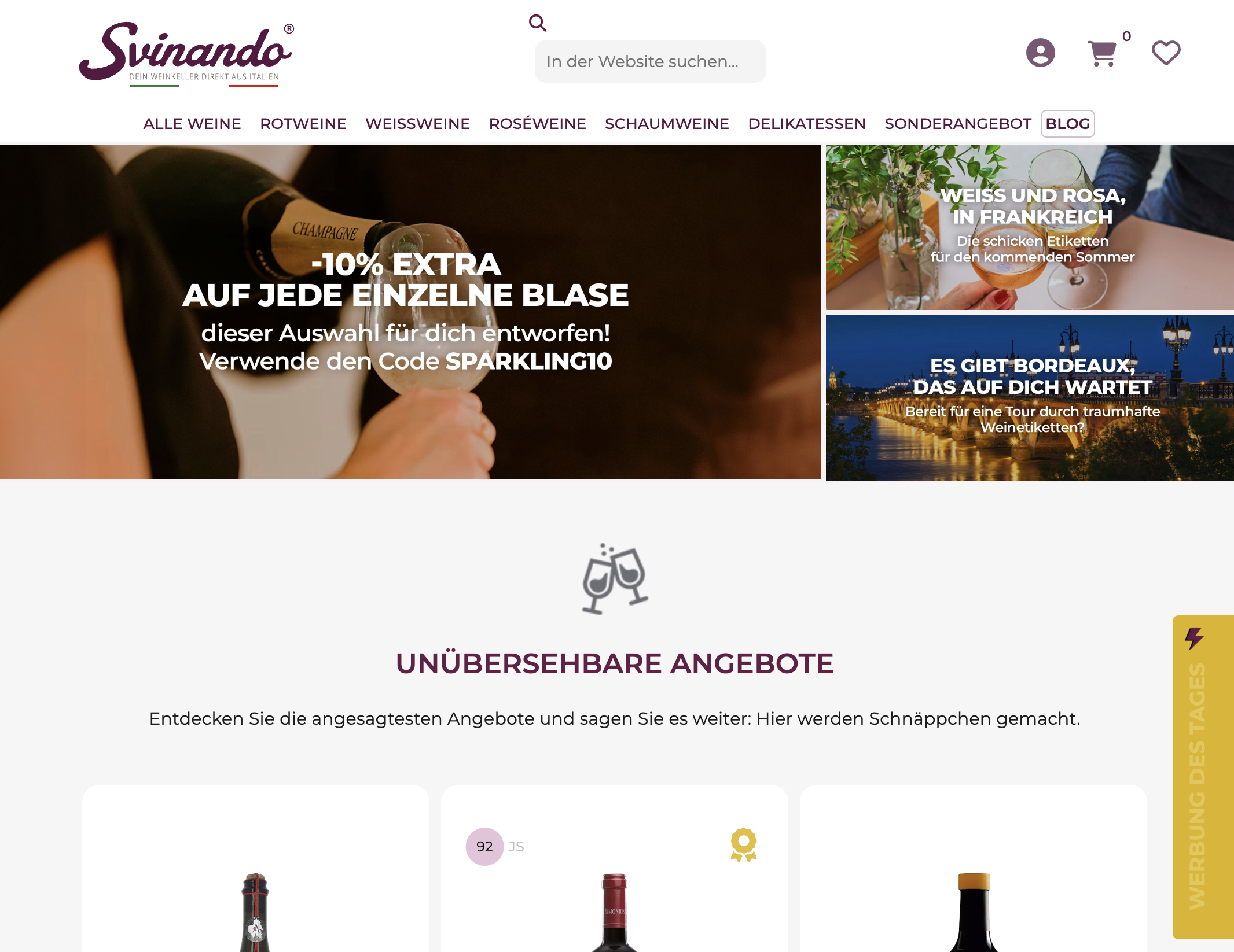 Svinando – Exklusive Weine aus aller Welt