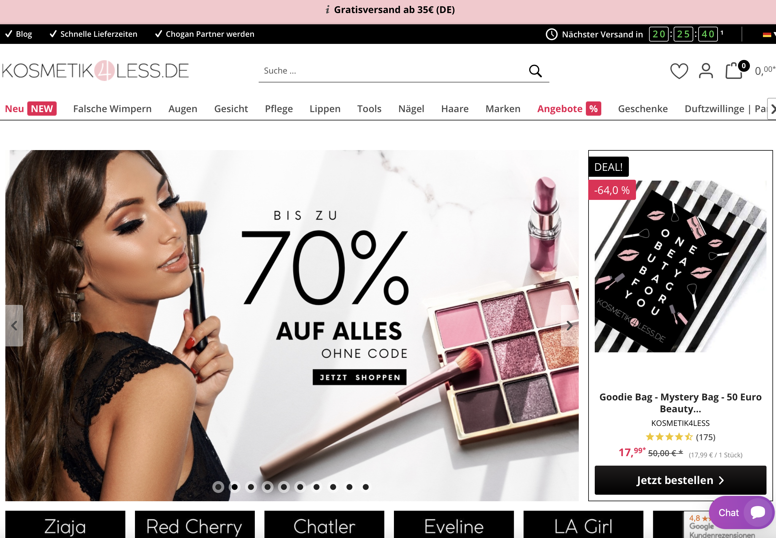 Kosmetik4less – Dein Shop für Beauty-Produkte