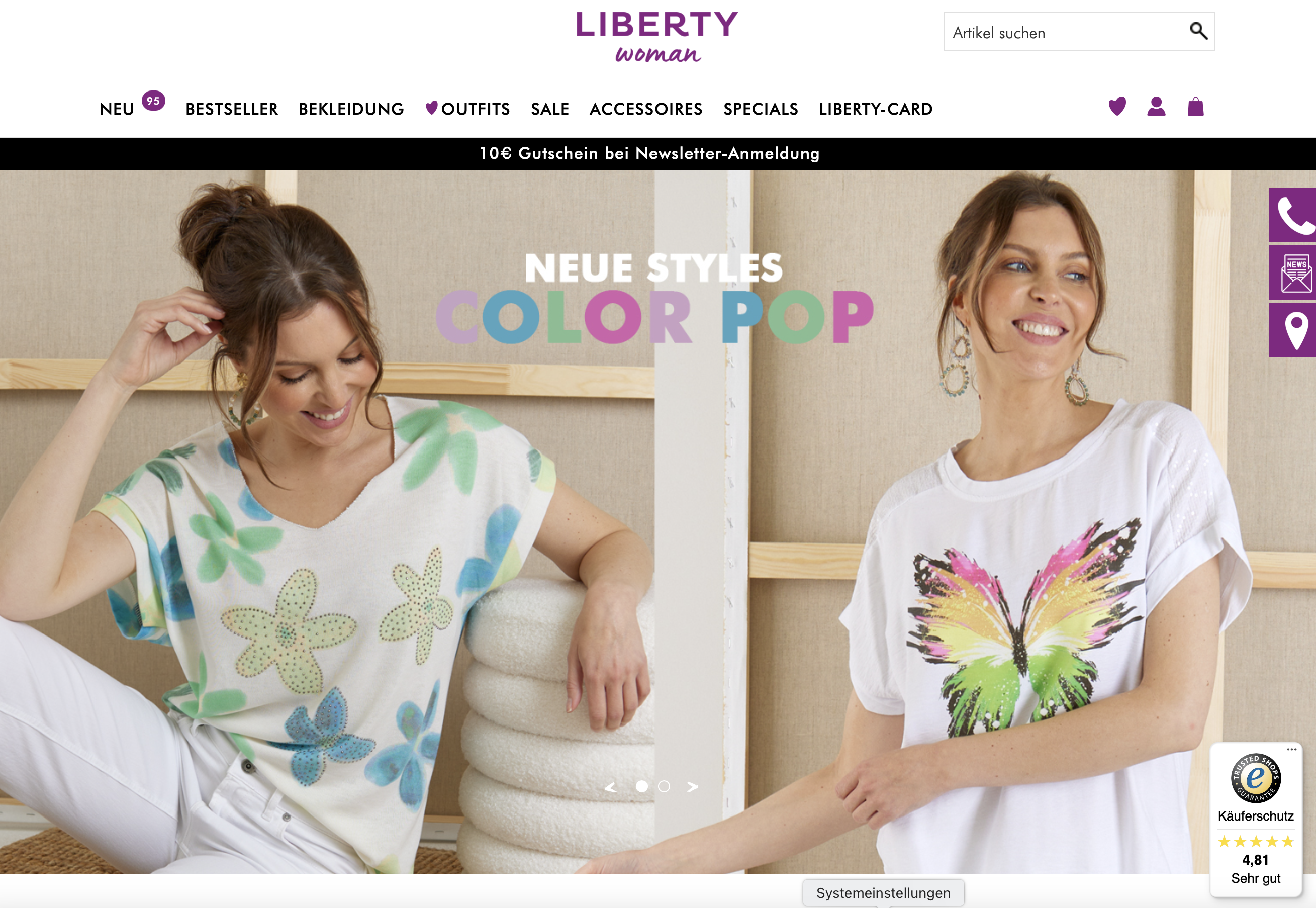 Liberty Woman – Modische Damenbekleidung für jeden Anlass