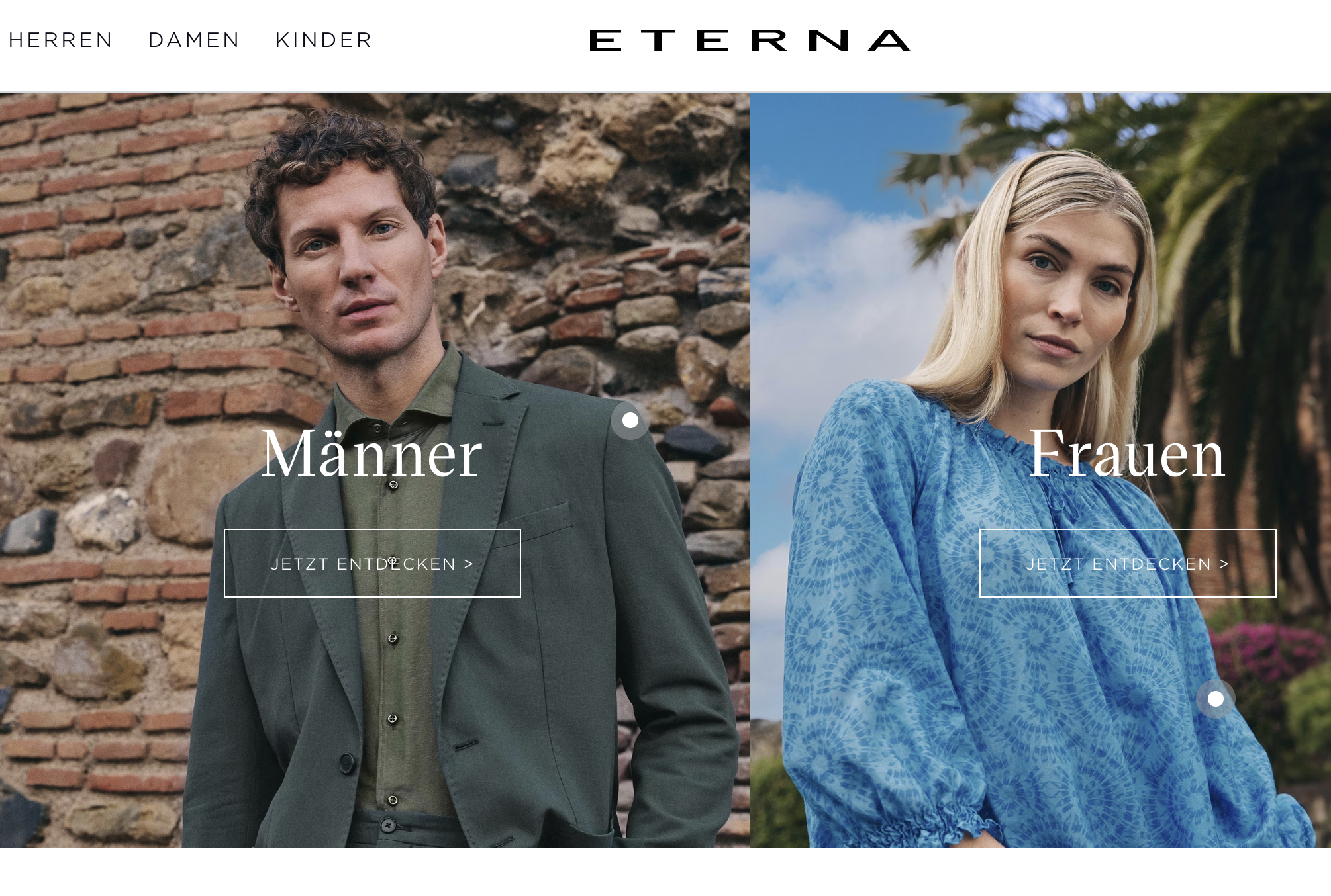 ETERNA – Hochwertige Hemden und Blusen seit 1863